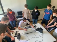 Anton Spreitzer erarbeitet einen Schulsong-